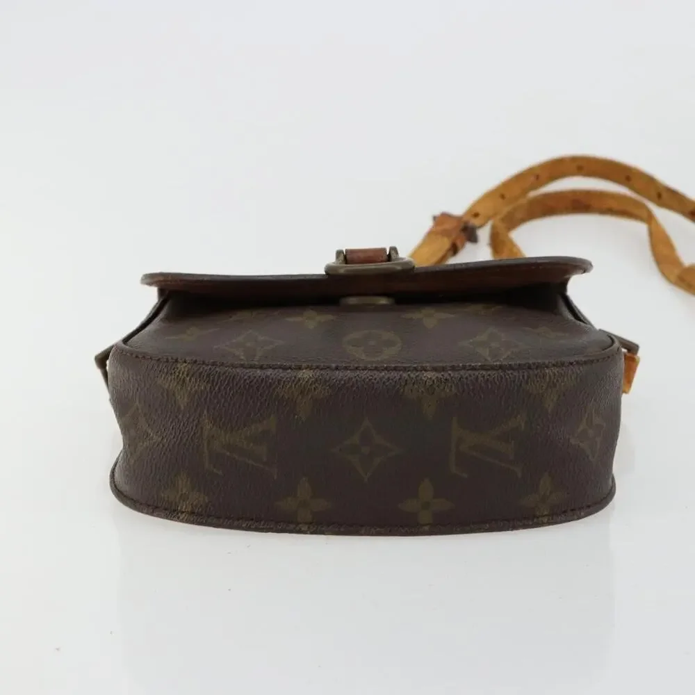 Louis Vuitton Monogram Saint Cloud PM Shoulder Bag Brown